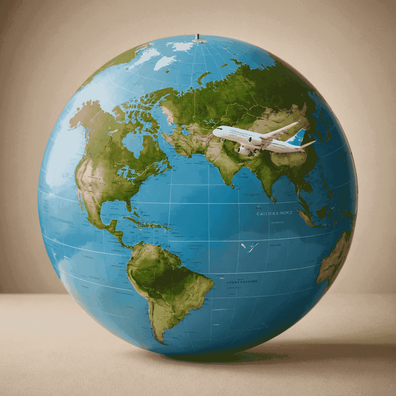 Protective shield over a globe, representing comprehensive travel insurance and peace of mind